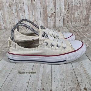 Converse Chuck Taylor All Star Shoreline Slip On Cream Womens 7.5 537084F